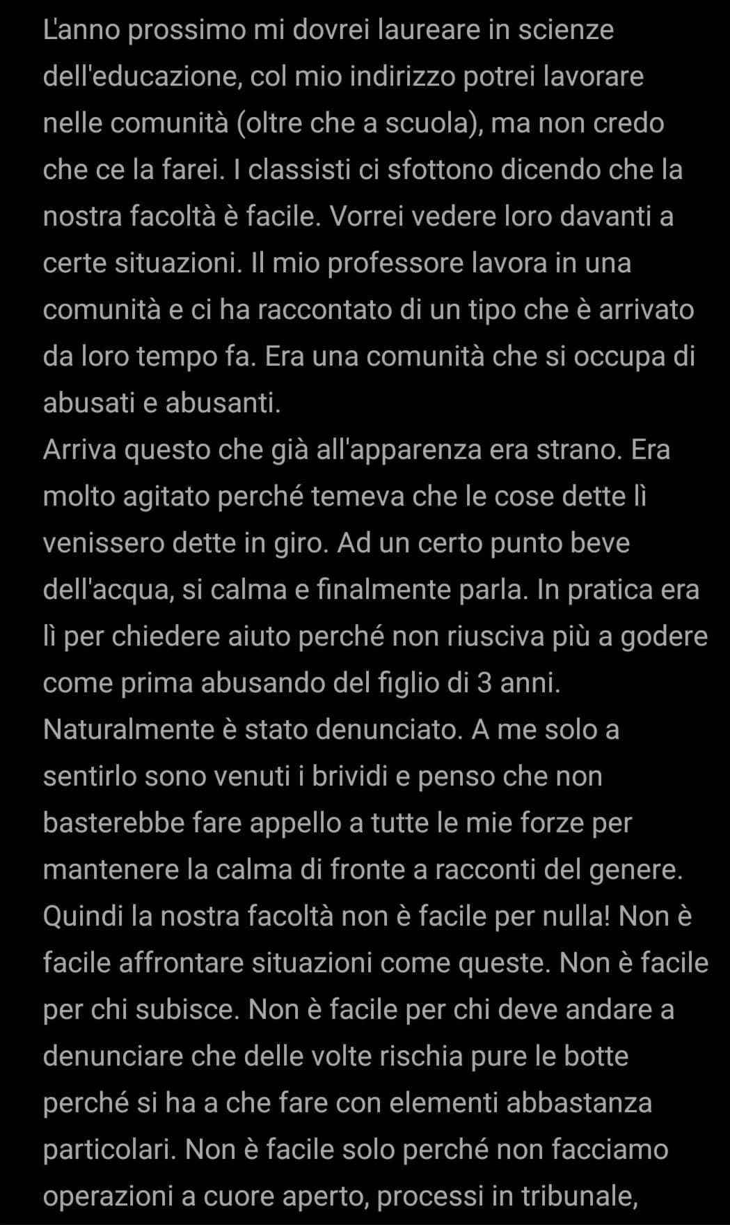 Parlare troppo di ciò che non si conosce bene non fa mai bene 