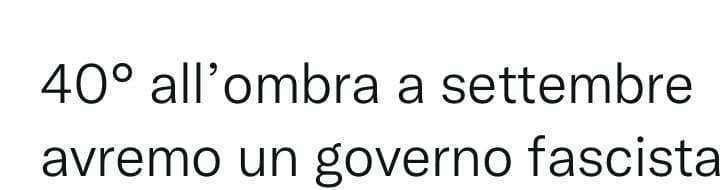 Allora partiamo dal presupposto che destra non significa fascismo e lo dico da persona di sinistra, ma non è detto che la destra vinca eh madonna oh.