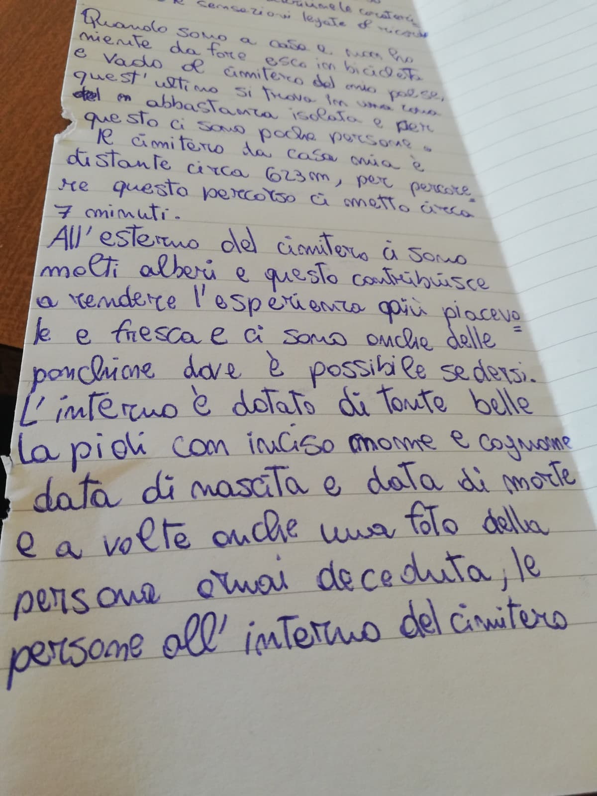 Vi esco il mio bellissimo tema. 