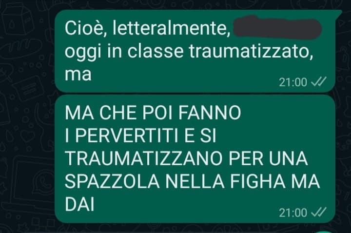 Ancora sto ridendo per la faccia che ha fatto