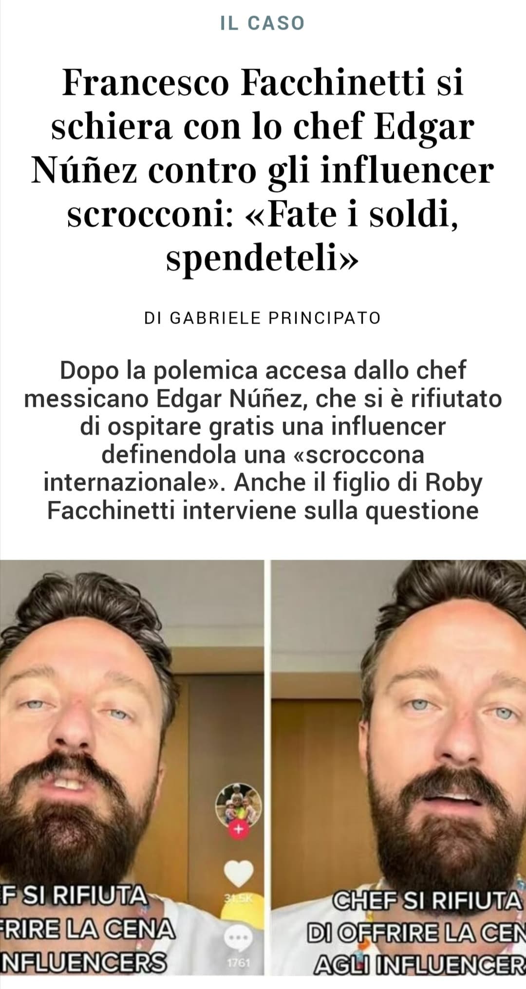 Sull'onda dello chef messicano. 