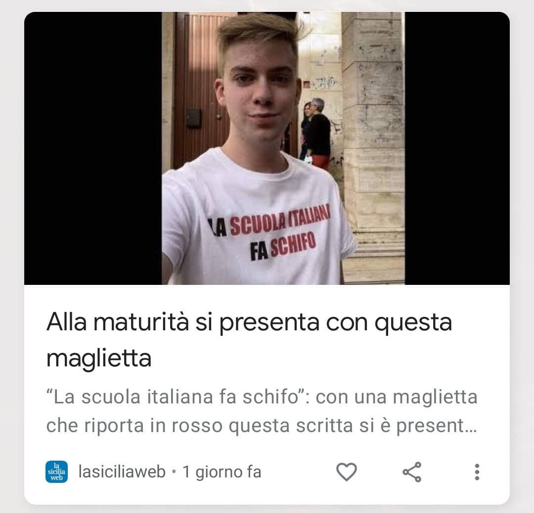 Come dargli torto