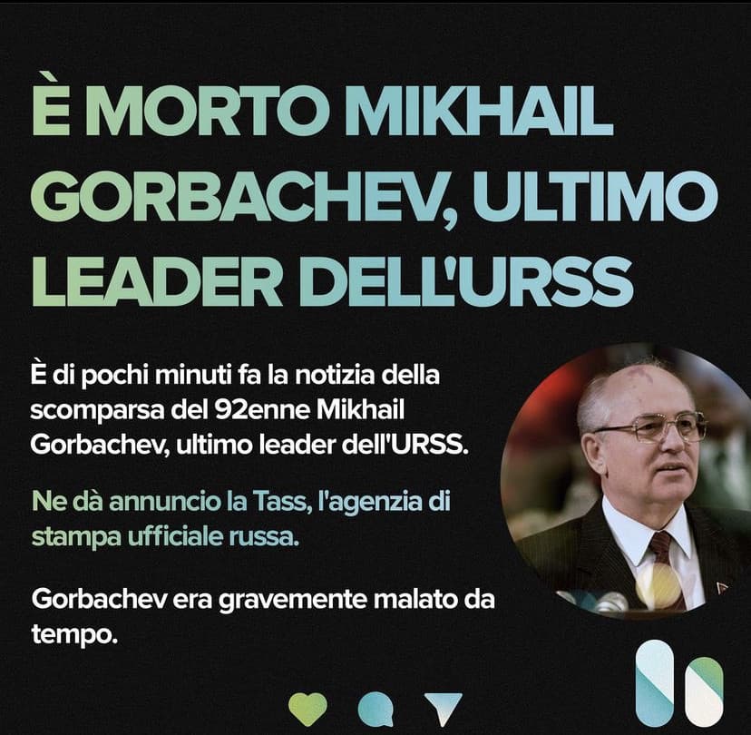 Ma la gente che commenta con “menomale” “Godo” “gli sta bene” senza manco sapere chi è e cosa a fatto? Lui sciolse l’Unione sovietica nel 1991 sperando di portare democrazia e la gente bei commendi sembra lo paragoni a Stalin…