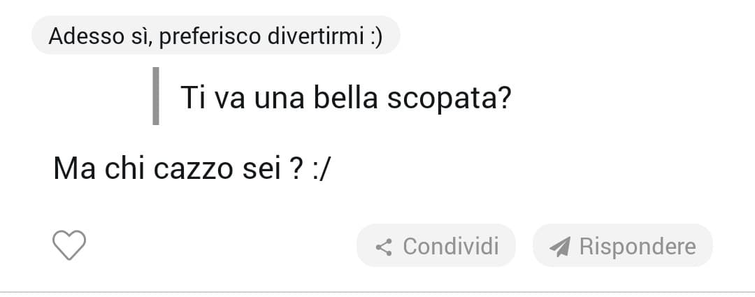 Non penso sia un bot ☠