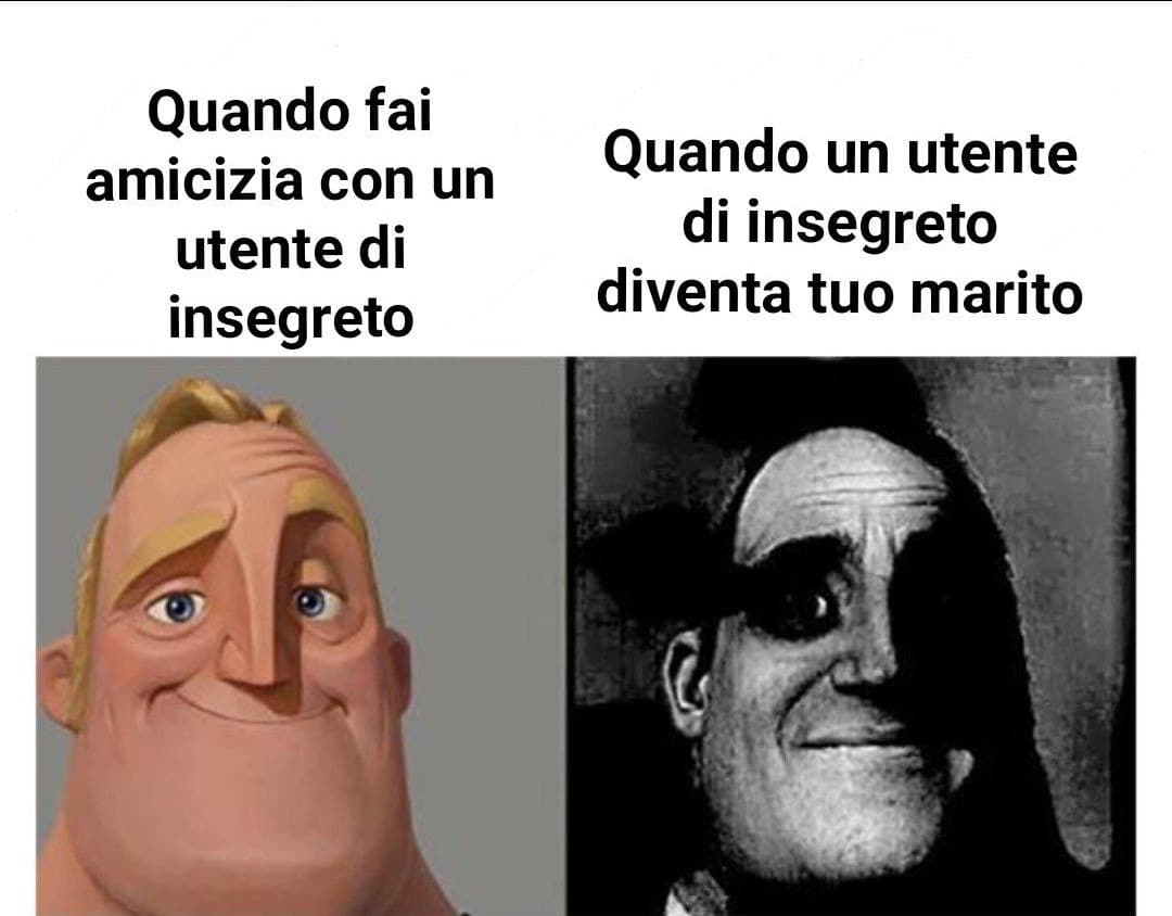 e qui sale il panico...