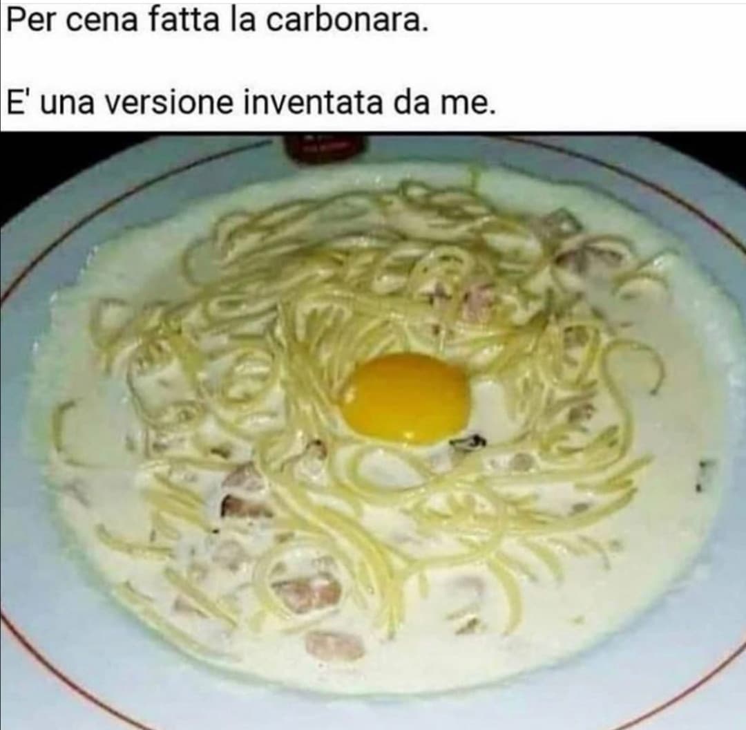 Carbonara gourmet