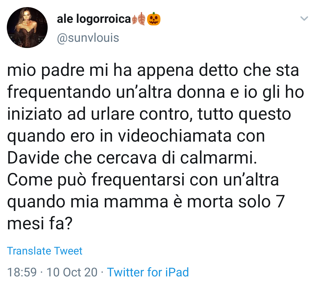 capisco che ognuno vive una perdita in modi diversi, ma davvero è una cosa disgustosa rimpiazzare la madre dei tuoi figli dopo poco che se ne è andata, non è che vi siete lasciati, è morta caspita