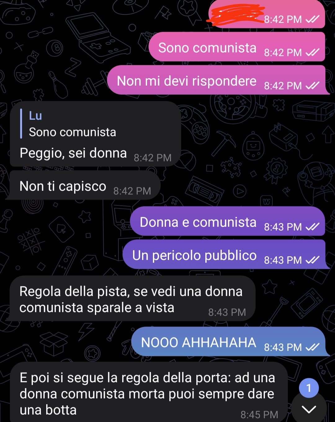 Ci sono un po'di messaggi in questo rosso (e anche un po' di sessismo) 