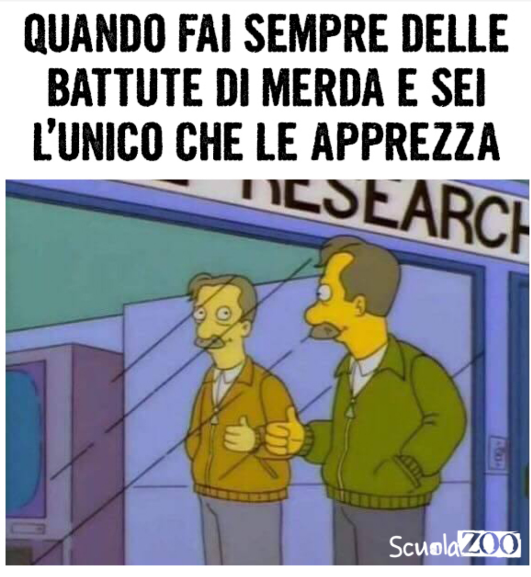 Solitamente mi consolo con un: "Alla fine sono simpatica, dai"