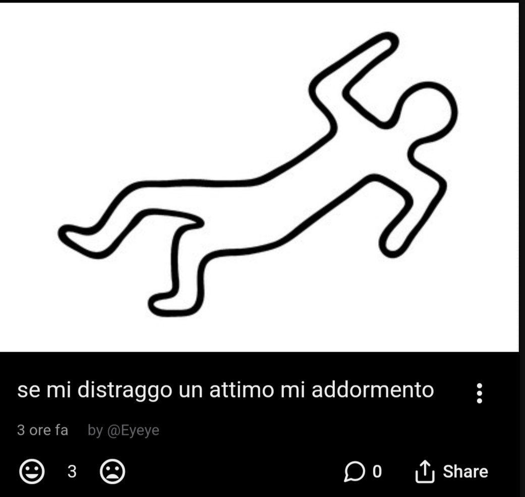 sì, alla fine mi sono addormentato 