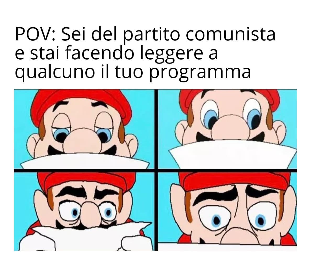 Vedo che la propaganda è già iniziata 