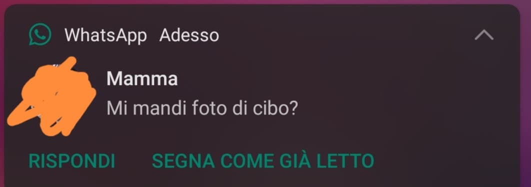 Fantastica mia mamma che vuole fare invidia alle sue amiche chiedendomi di mandarle le foto che ho fatto IO