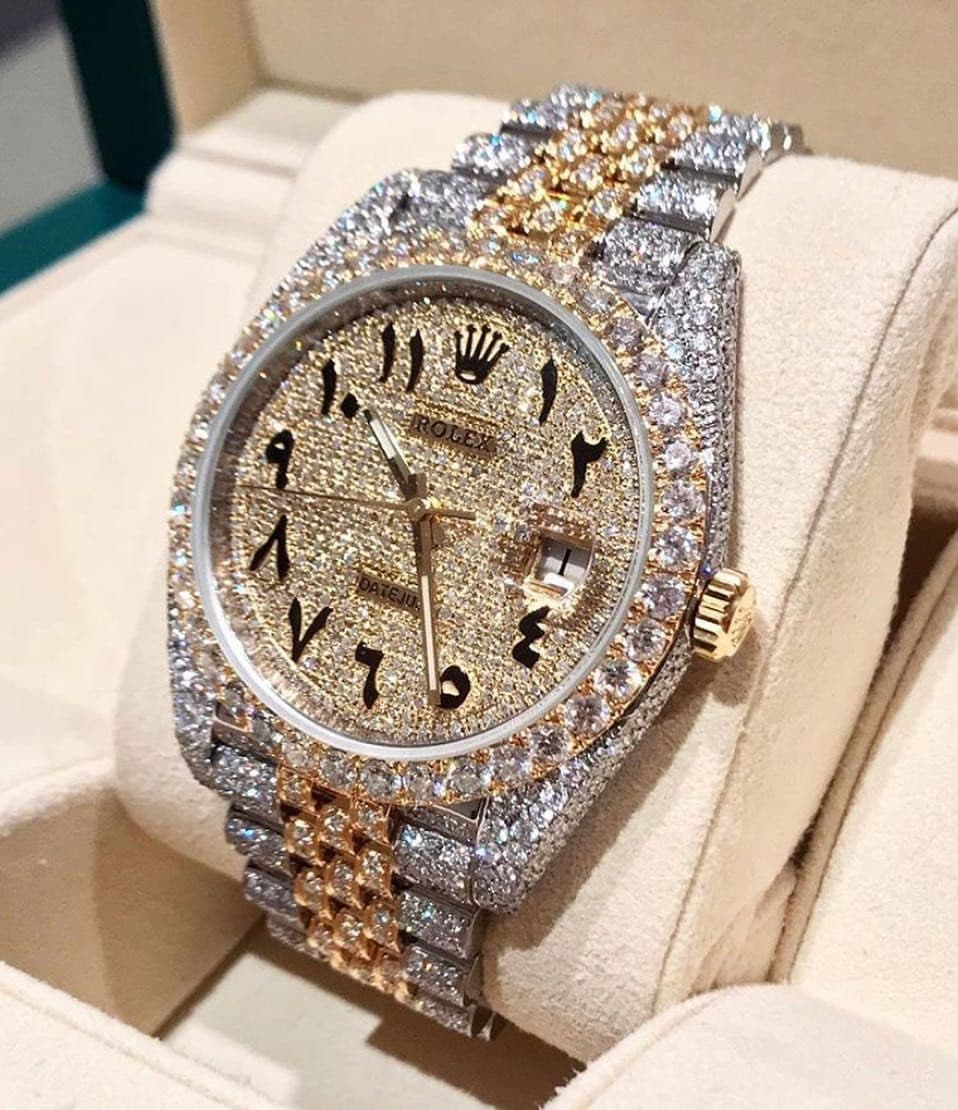 Cu nu rolex or e diamant