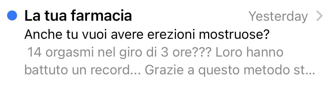 Ma... io non posso avere erezioni...