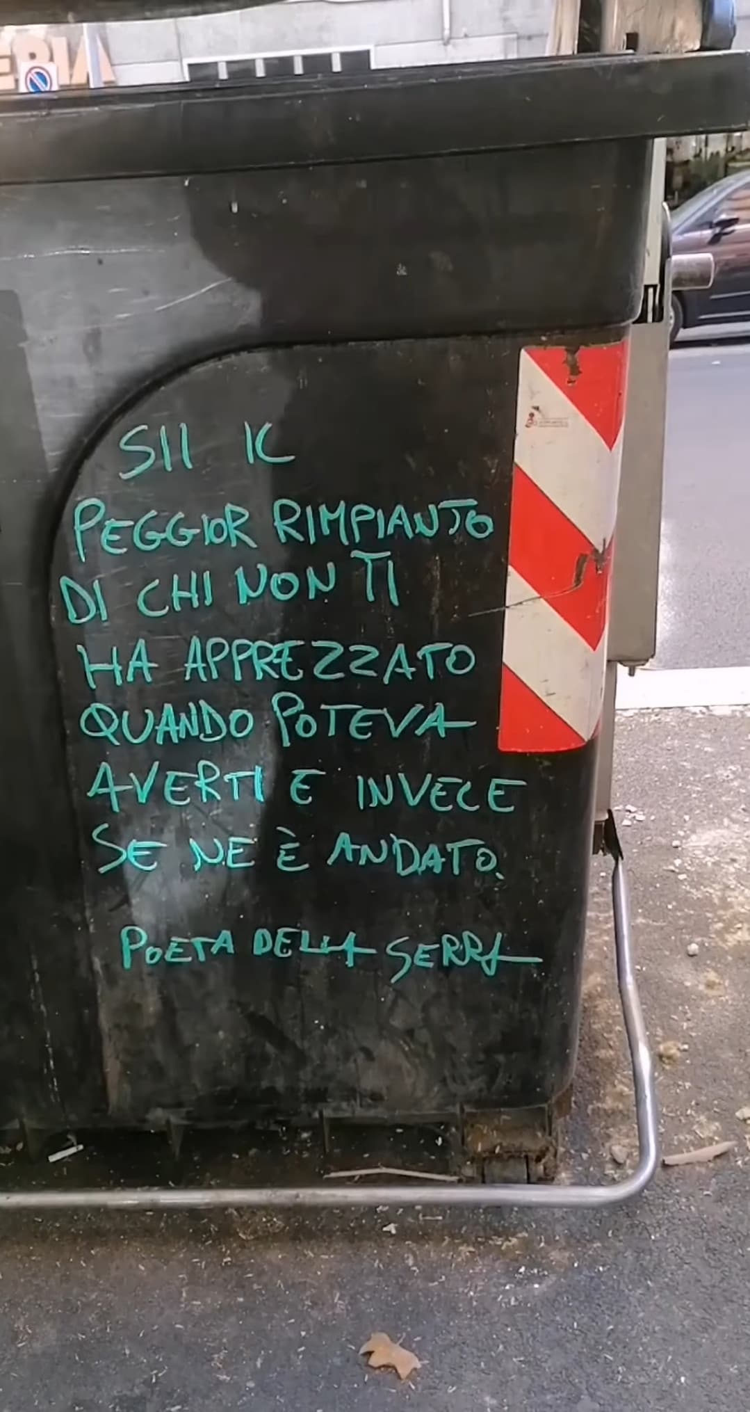 Da Il poeta della serra 