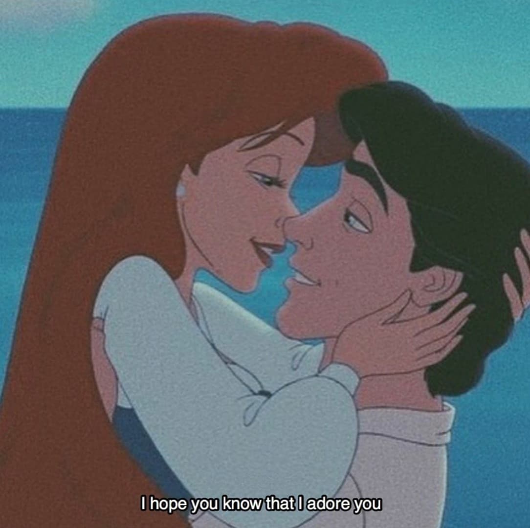 Frasetta a parte, ma quanto è carina quest'immagine aw. Ho un po una fissa per alcune principesse Disney