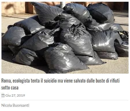 Forse era per quello che si stava suicidando?