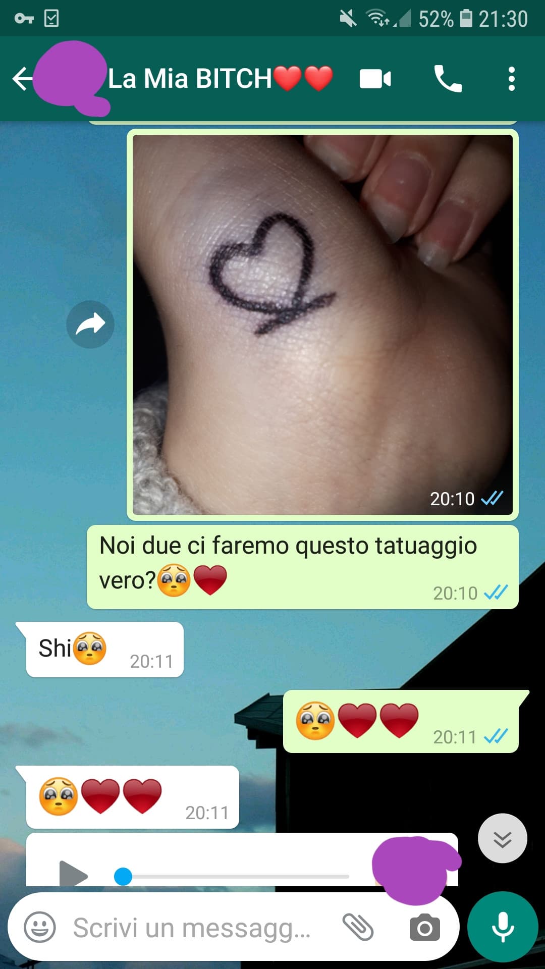 Tatuaggi in programmooooo?❤