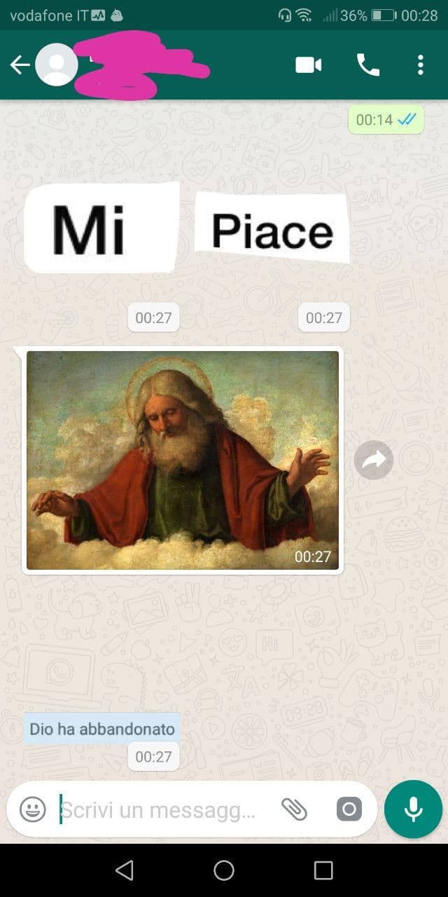 Io e il mio vero migliore amico chattando