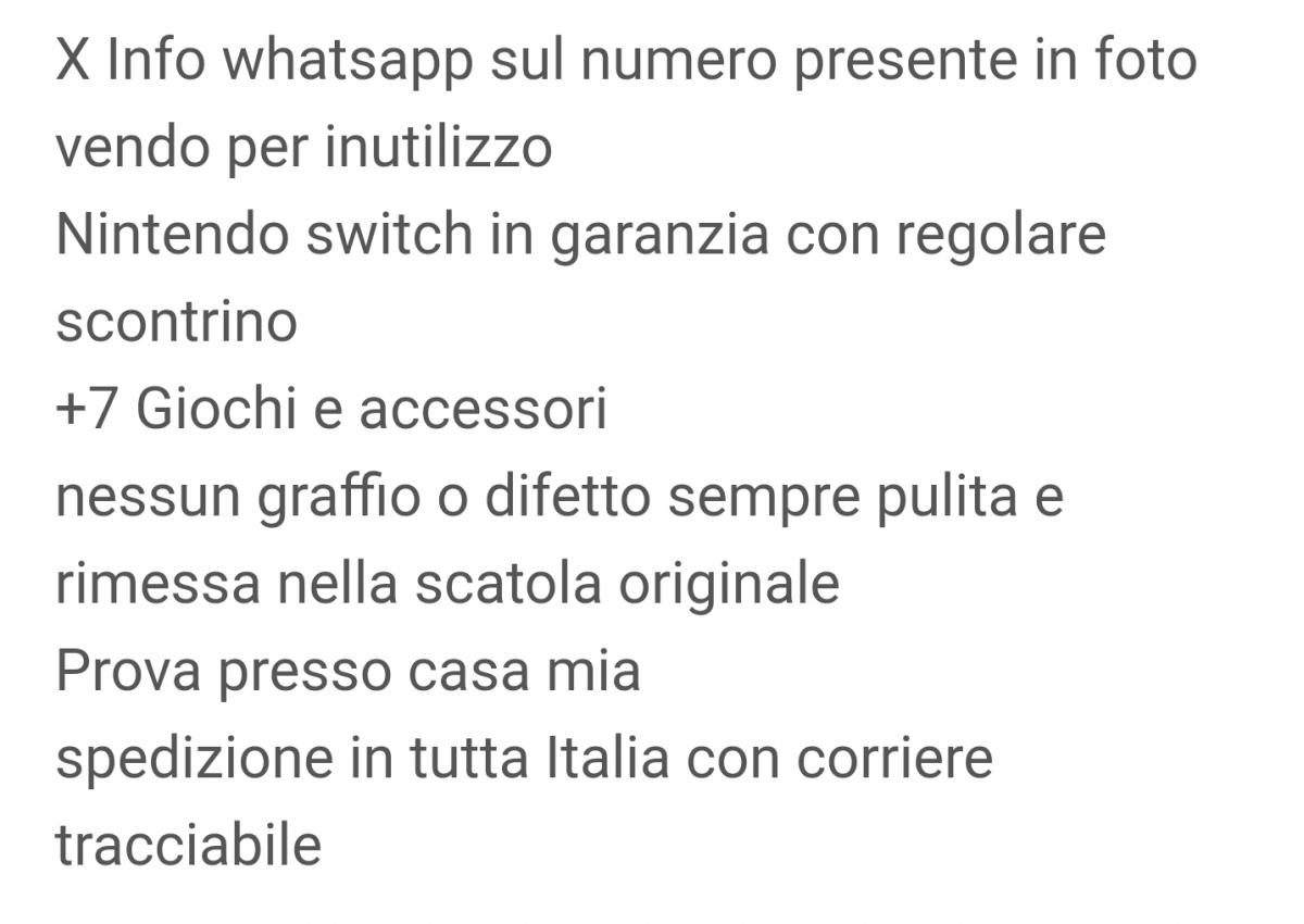 Vorrei comprare una roba su kijiji, MA