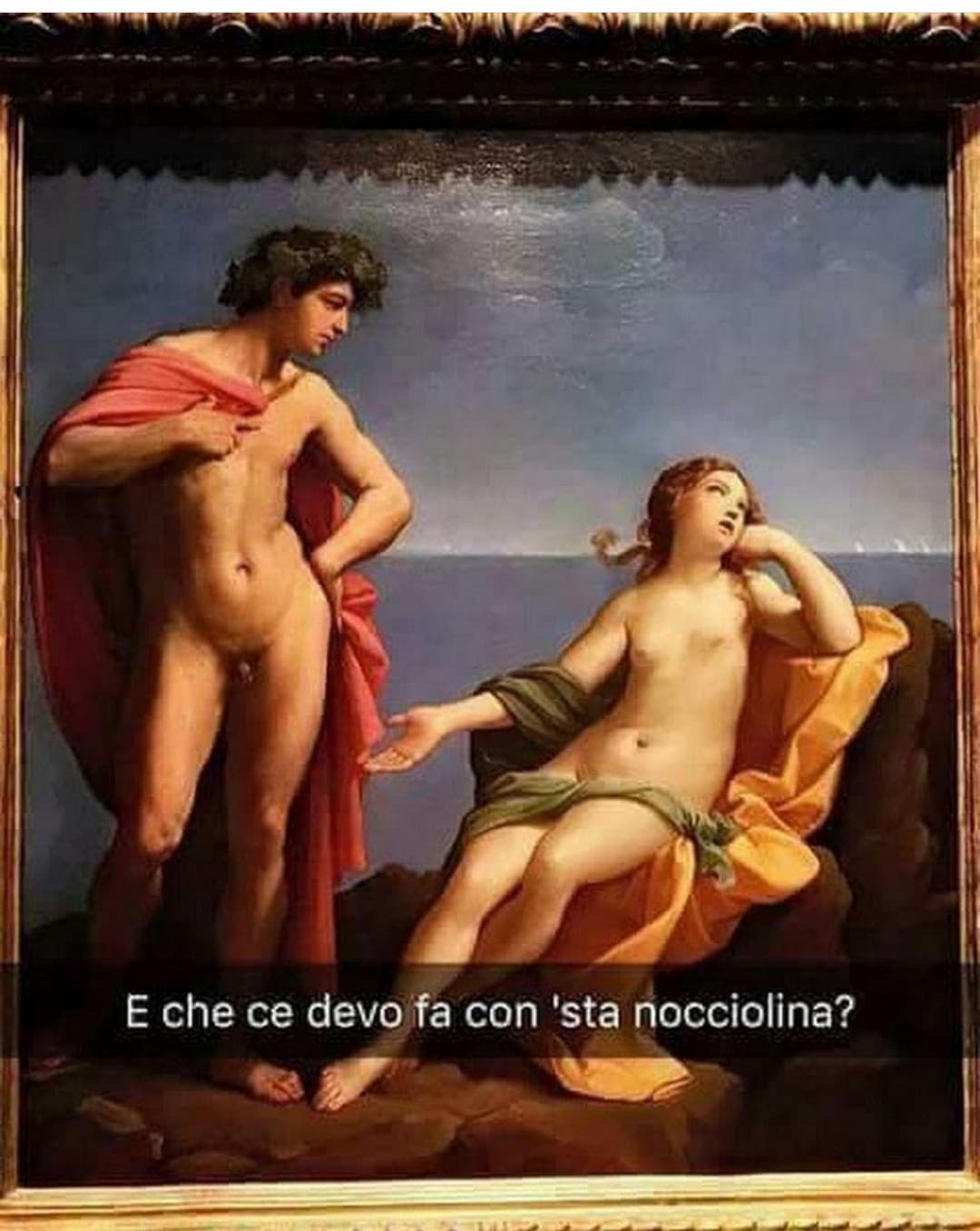 Ora anche nel arte si sfotte ...