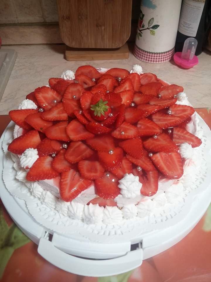 Torta alle fragole?❤