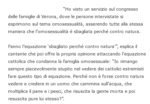 Non sono il più grande fan di Fedez, ma GODDAM!!! Un grande!"