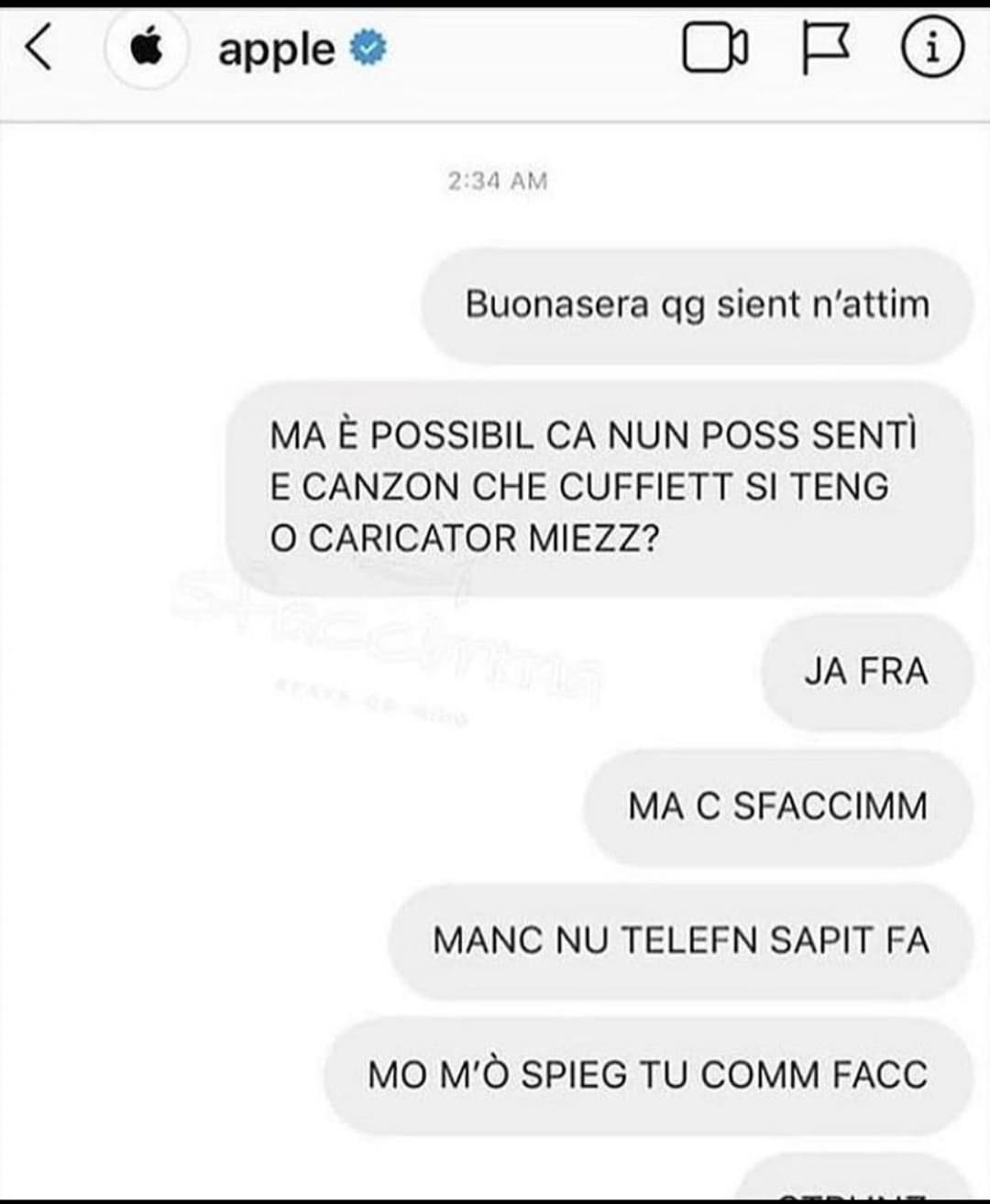 Alla fine mi aspettavo un "Bucchin"