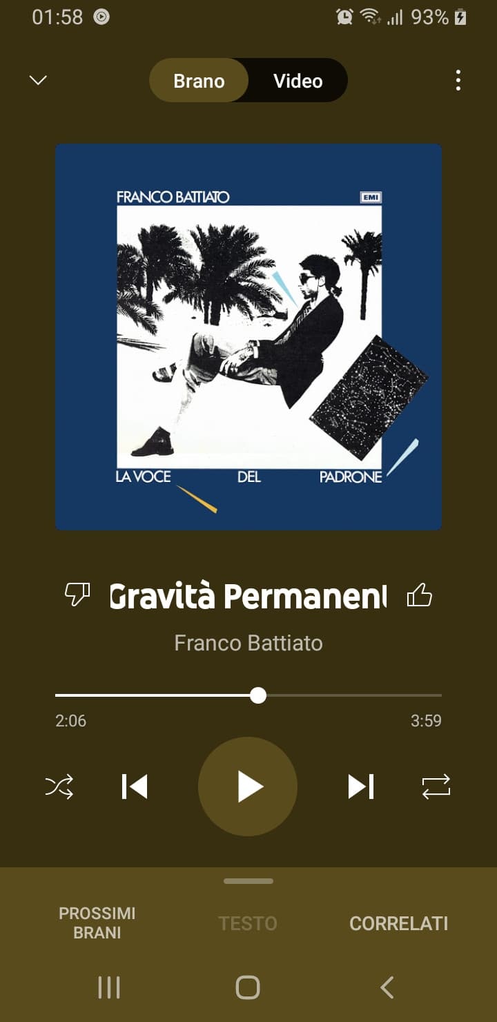 È da una settimana che sto in fissa con Battiato e Milva 