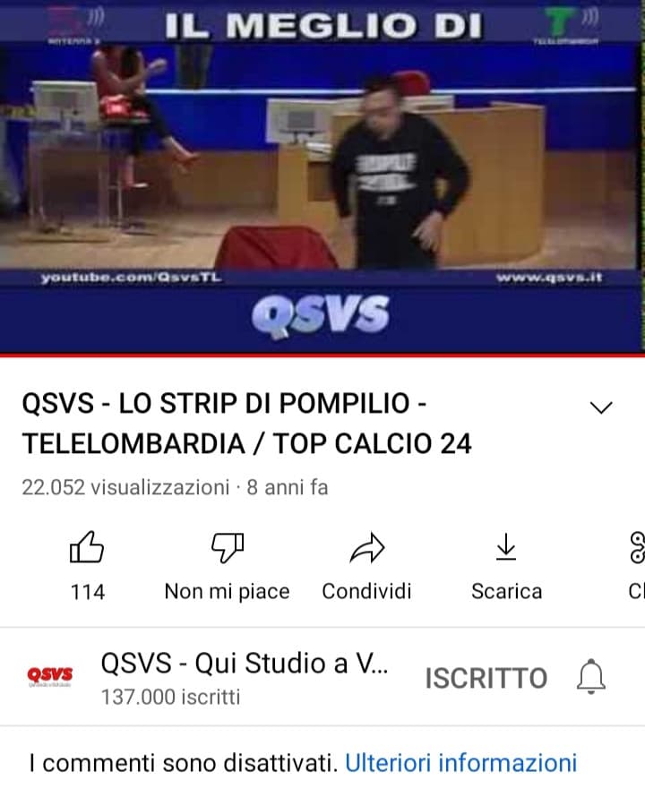 Non mi sono ancora ripreso da sto video