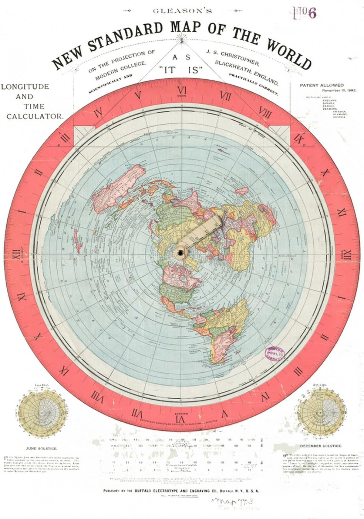 Mappa realistica della Terra