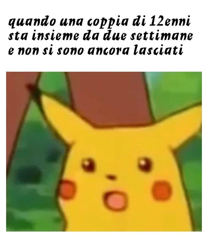 Senza offesa per i 12enni ma mi faceva ridere e quindi l'ho postato