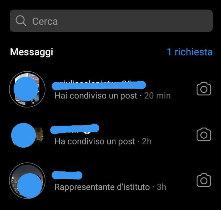 Mi mette ansia quella scritta azzurra 