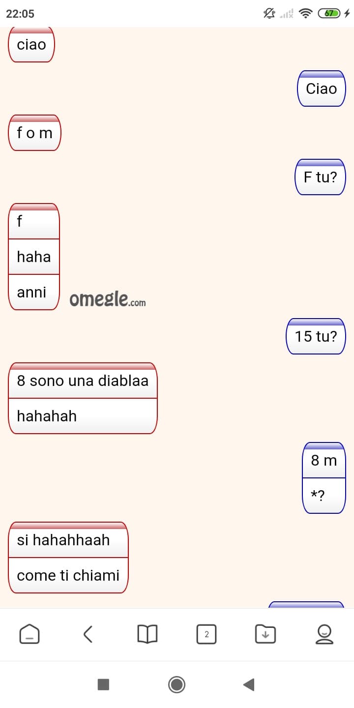 Direttamente da Omegle