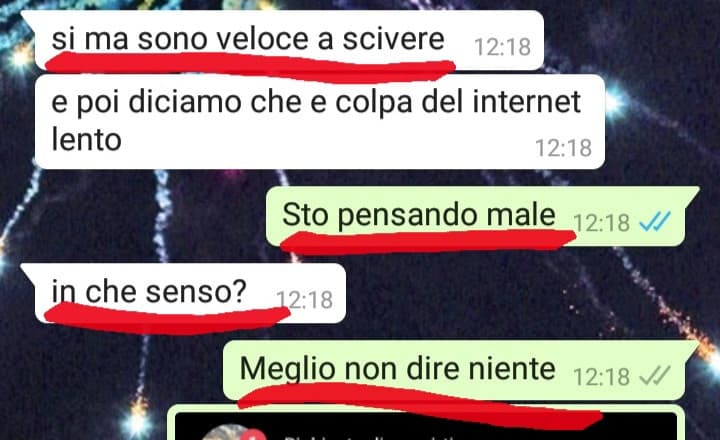 Non lo so voi, ma quando un ragazzo ha la mano veloce, penso male 