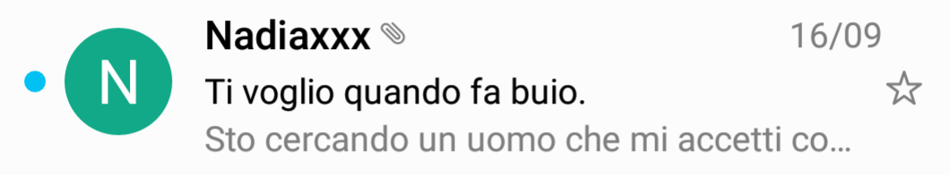 Ti voglio quando fa buio, chi sono?