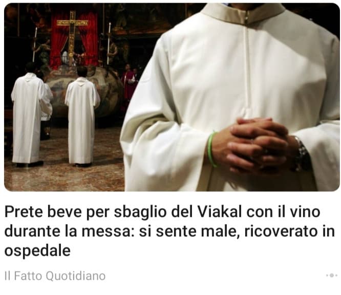 E dal Vaticano è tutto. 