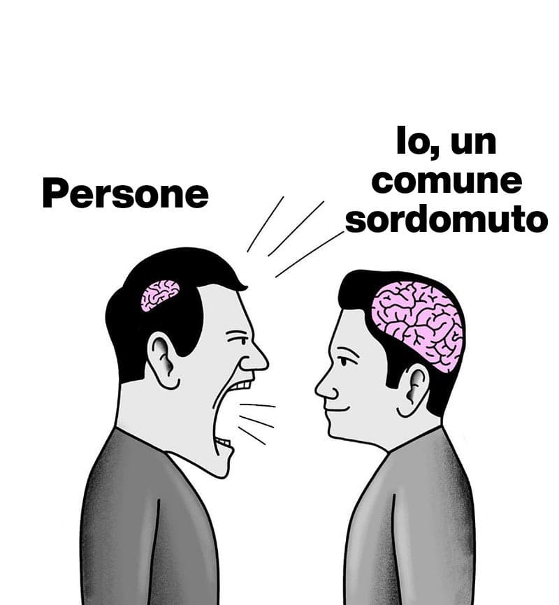 *versi tipici delle persone sordomute*