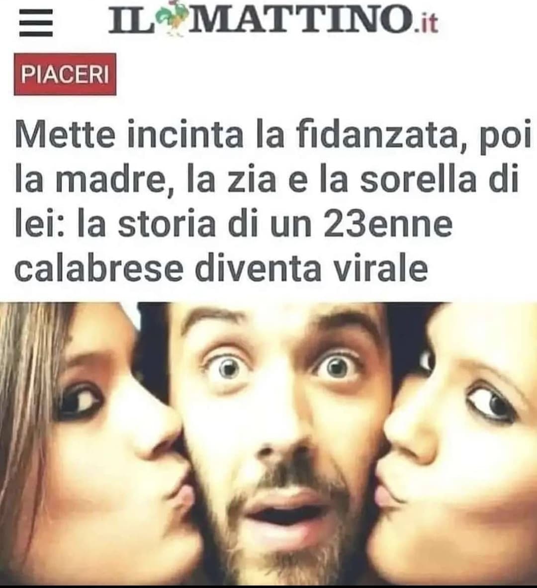 Il nostro 23enne vergine! ?