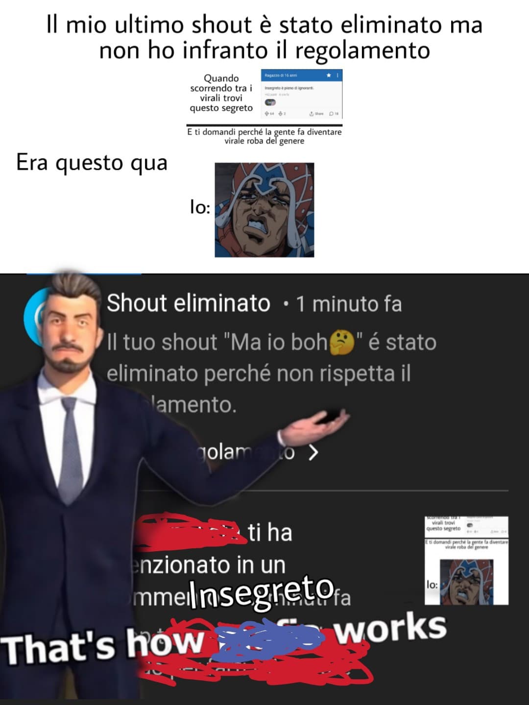 Lascio anche gli screen del regolamento così potete dare un occhiata. 