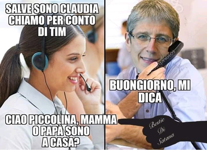 La sua voce mi tocca i nervi