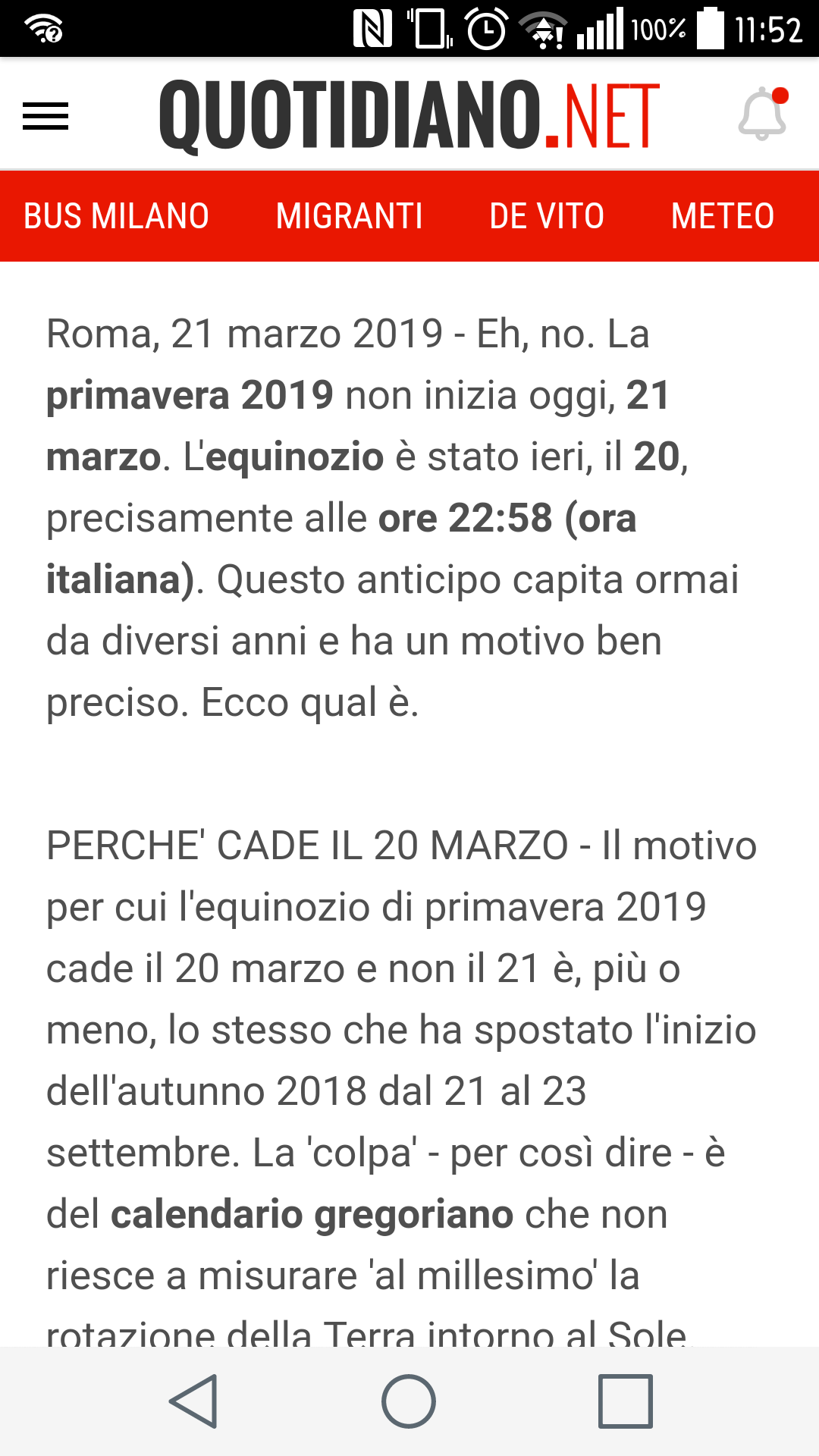 Lo ribadisco, perché forse non lo hanno capito tutti...