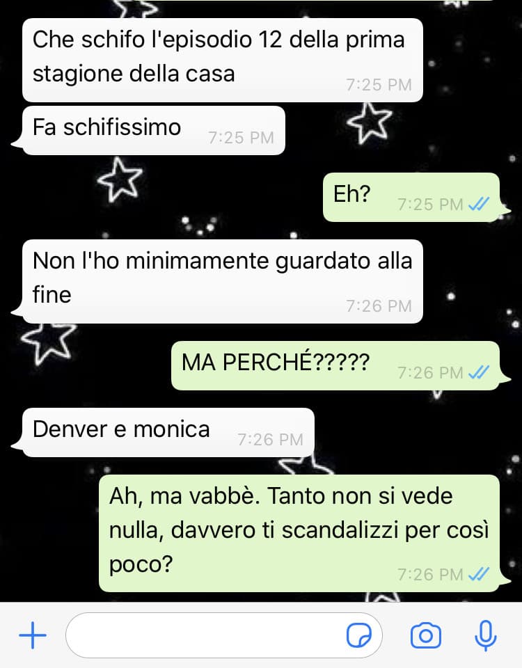 SPOILER CASA DI CARTA: si è scandalizzata perché Denver e Monica hanno scopato, HAHAHAHHAHA