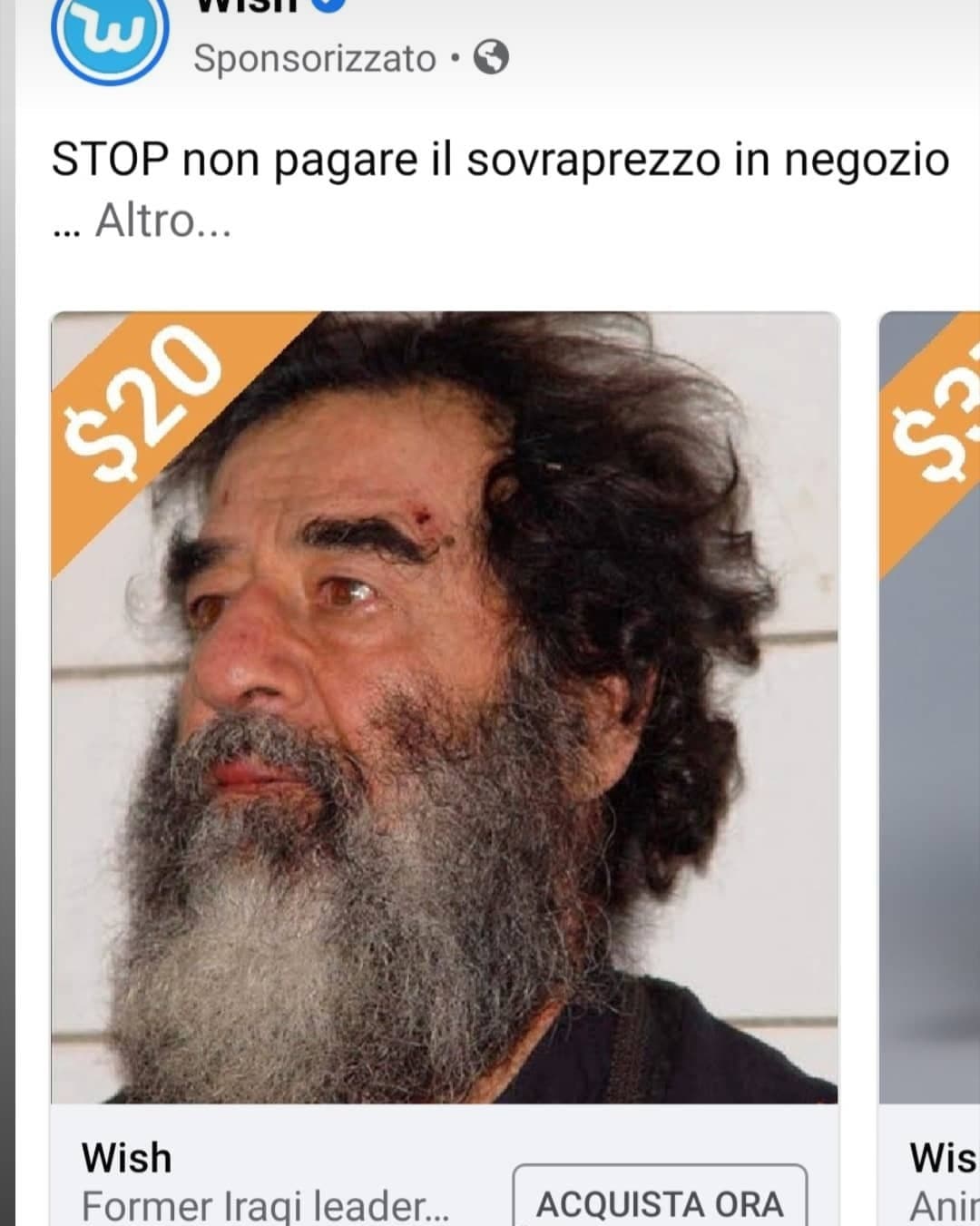 Posto per possibili vostre esigenze: se vi servisse, Wish lo vende...