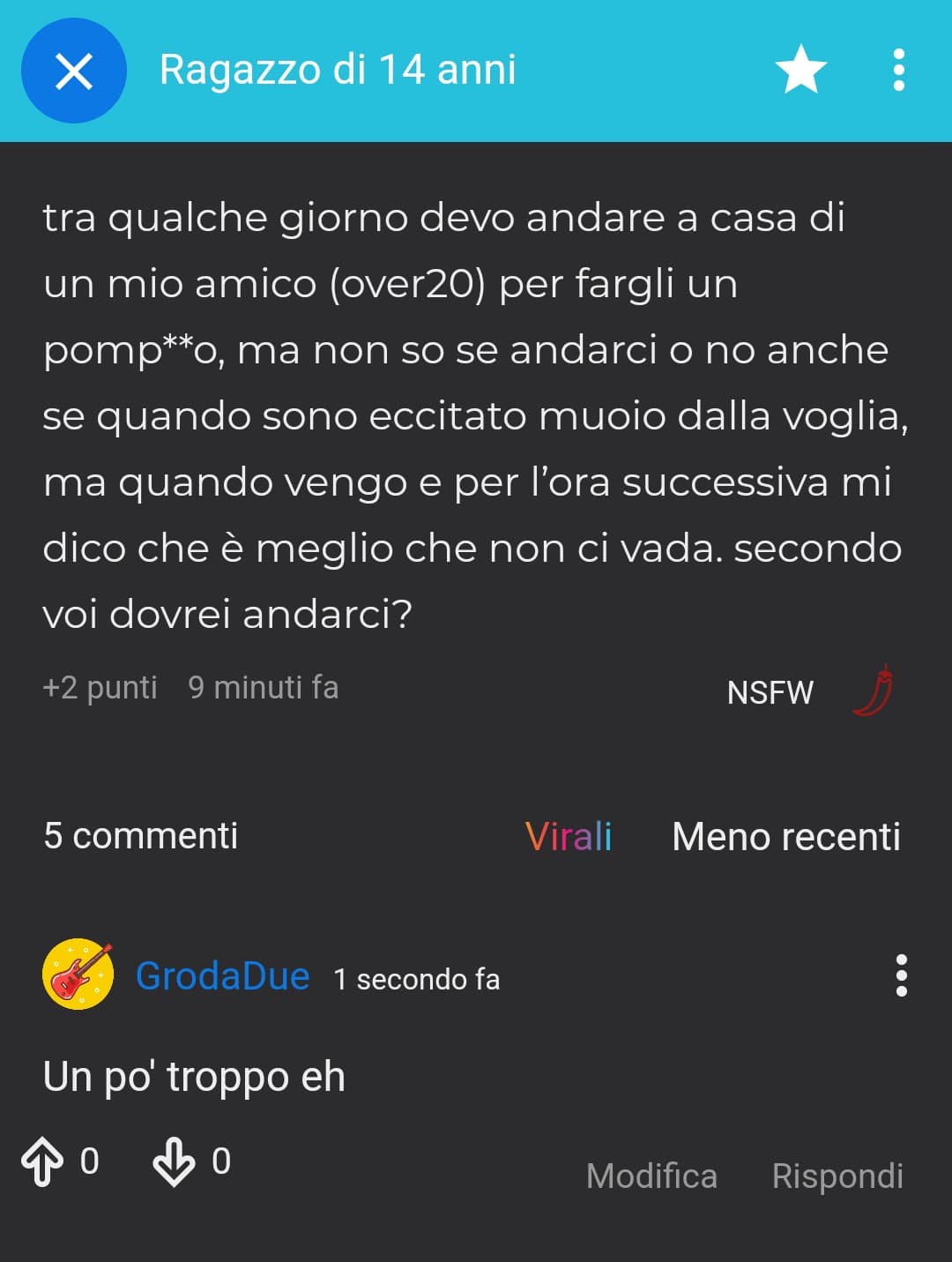 Voi che ne pensate? 