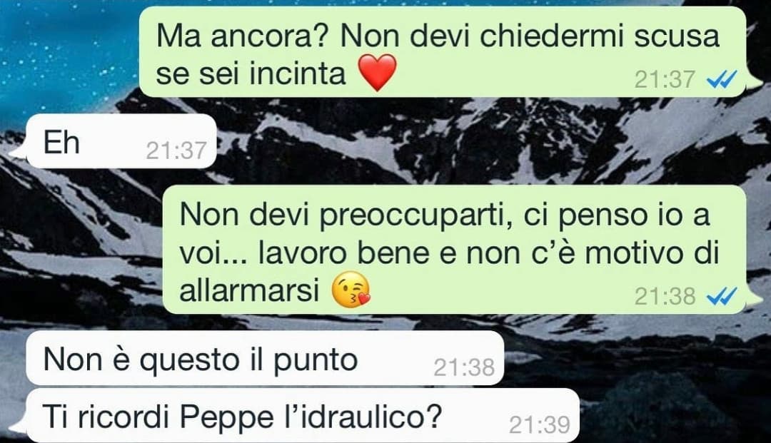 Quando tra questa coppia va tutto bene, e poi arriva Peppe l'idraulico.