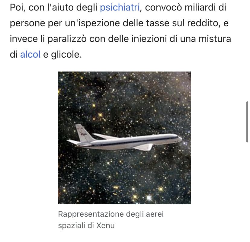 Ah la lobby degli psichiatri che aiuto Xenu in un genocidio galattico! (Che poi, considerano che aveva 21 stelle e colonie, perché non espandersi ?)