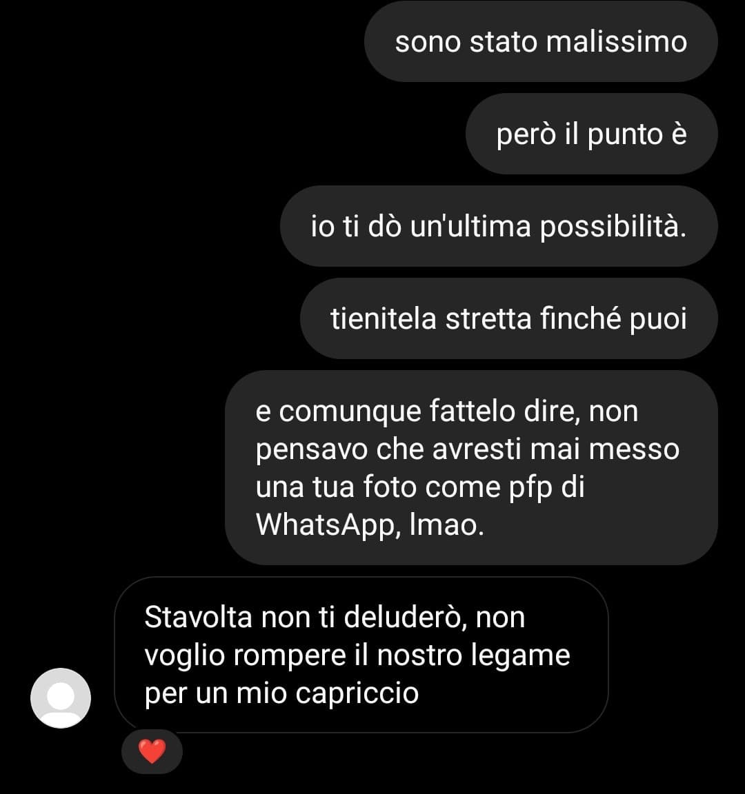 gli ho dato l'ennesima possibilità ?‍♂️