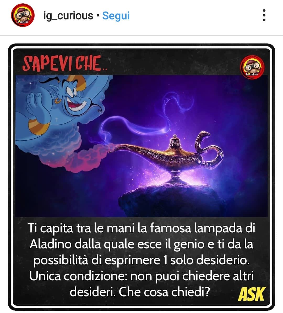 Trovata su instagram