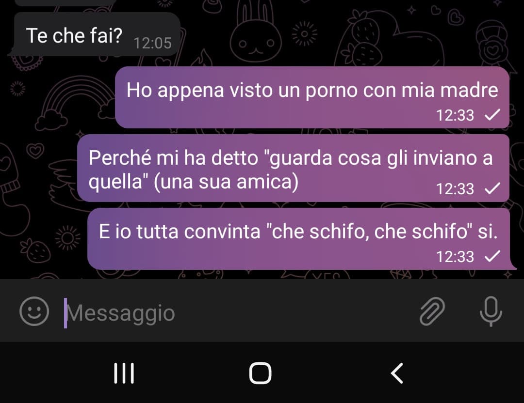 Proprio schifo, si.